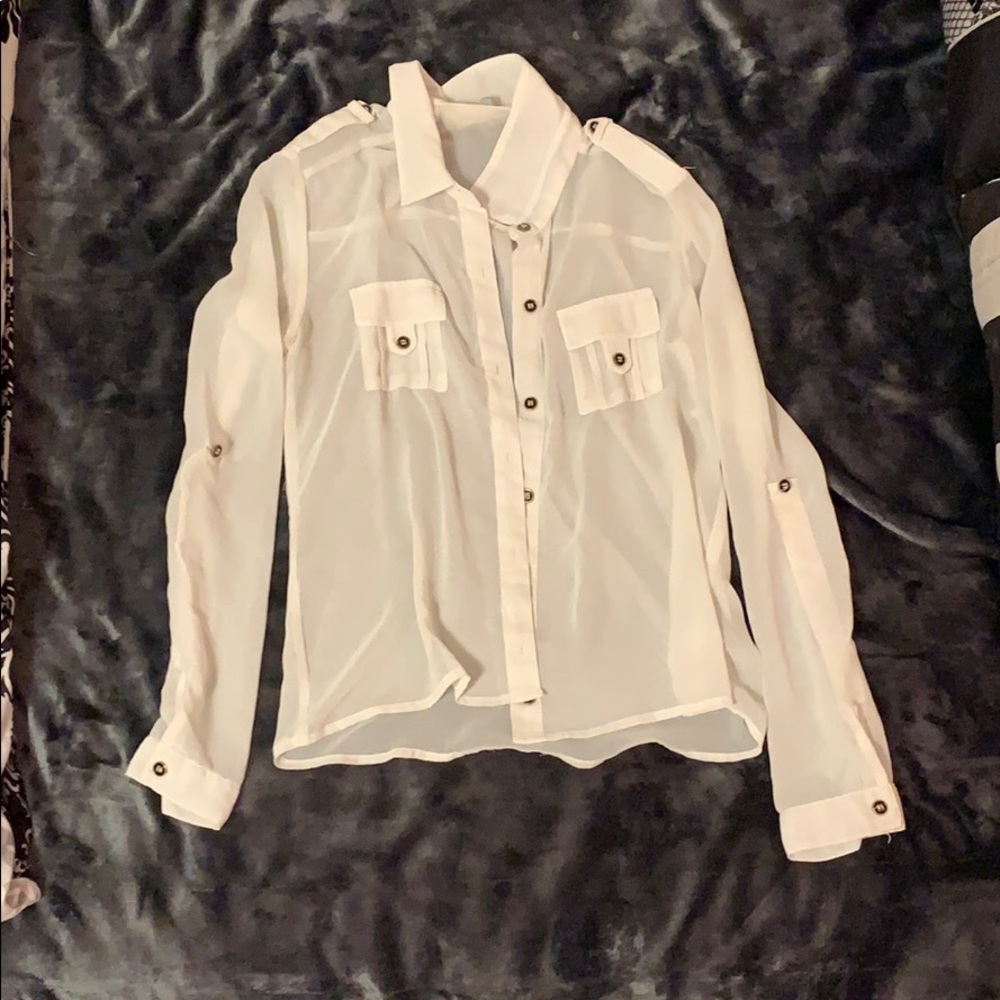 See Through Dress Shirt